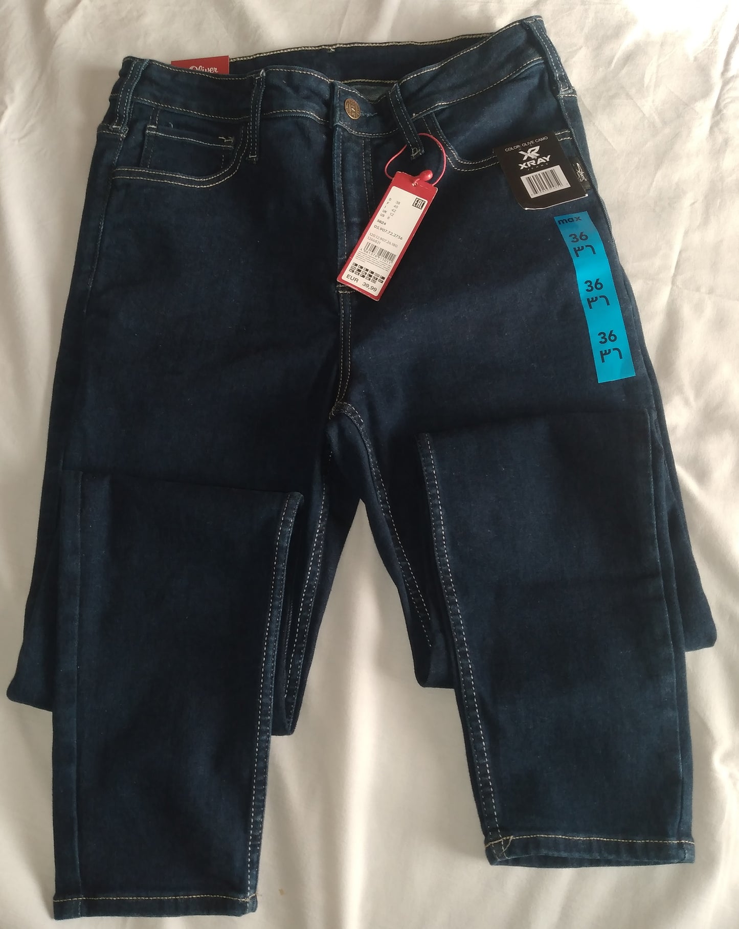 "Soliver Classic Fit Blue Jeans - 32" Waist"