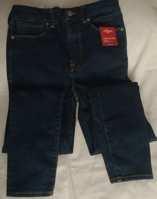 Soliver Classic Fit Dark Blue Jeans - 34" Waist