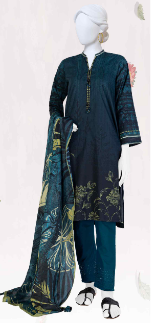 PANJNAD Lawn Printed 3 Piece Unstitched Suit