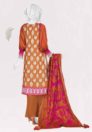 PANJNAD Lawn Printed 3 Piece Unstitched Suit